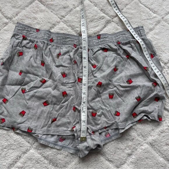 Victoria's Secret PINK | Gray French Fry Sleep Shorts | Size Medium - Picture 10 of 10